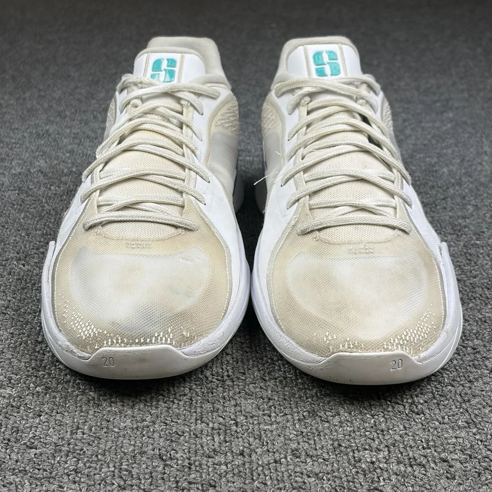 Nike Sabrina 2 White Metallic Silver White FQ2174-101 Women's Size 12 Men's 10.5